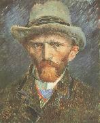 Vincent Van Gogh Self-Portrait with Grey Felt Hat (nn040 oil painting picture wholesale